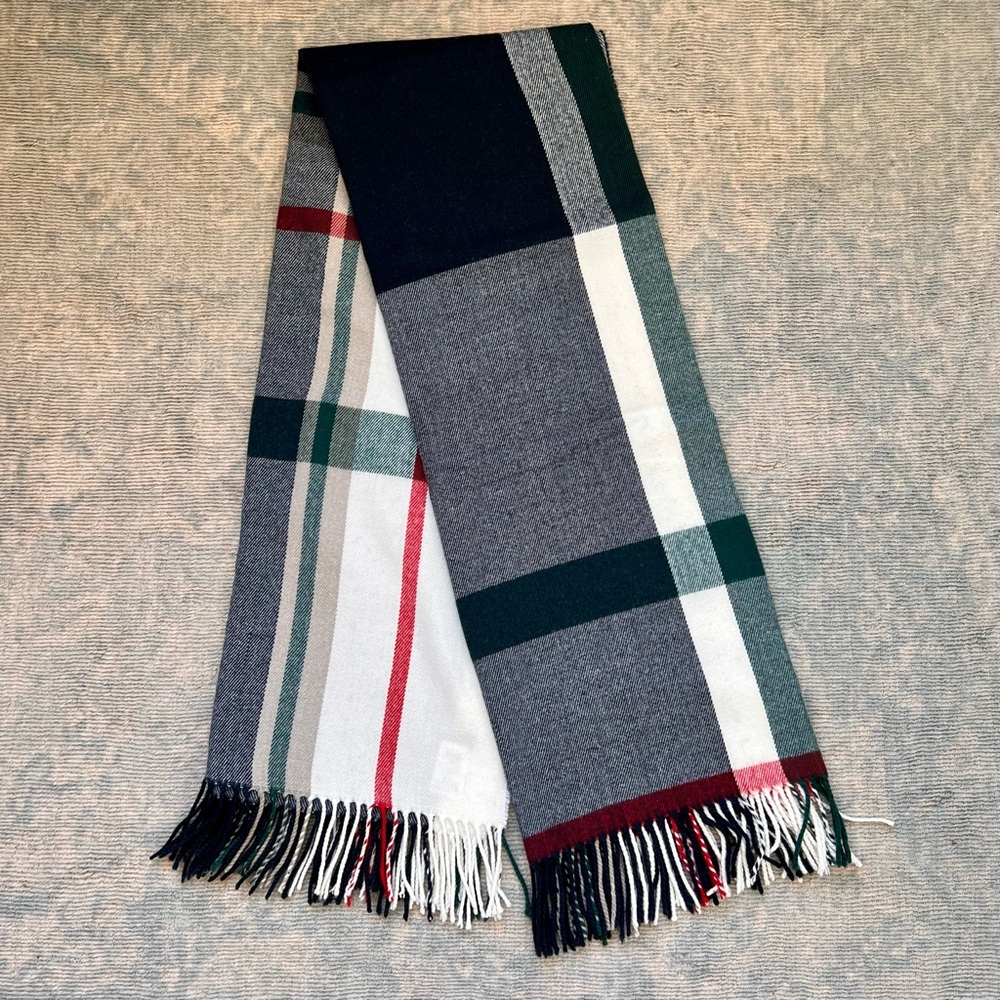 J. Crew Plaid Blanket Scarf